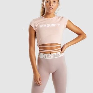 Gymshark tie crop top